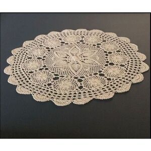 29” Crocheted Vintage Doily